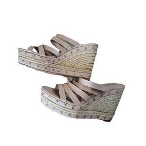 Charles David Strappy Wedge Sandal